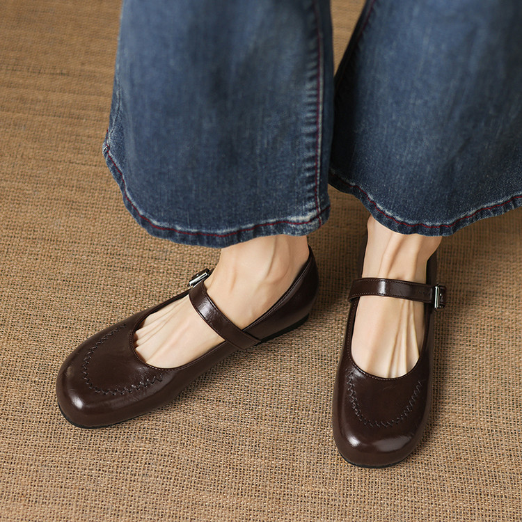 Minimalist PU Chunky Heel Round Toe Women's Shoes - Style k.html